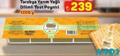 TARABYA YARIM YAĞLI DİLİMLİ TOST PEYNİRİ 1200 G